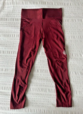 Skins Womens Series 3 7/8 Burgundy Compression Tights Size Medium