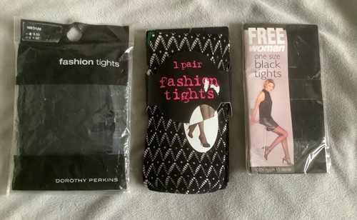 Pairs black tights - x3, 1