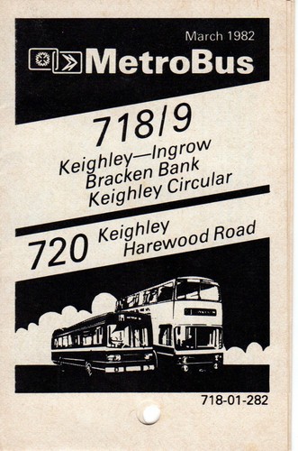 Metrobus timetable route - route, 718/9