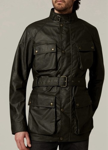 Belstaff men trailmaster wax - men's,