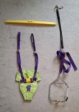 Tippee Toes Door Hanging Baby Bouncer. Purple, Yellow And Green