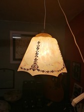 Vintage mottled Glass Pendant