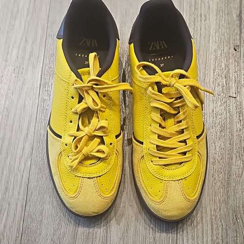Zara women yellow - low, top