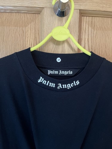 Palm angels black logo - black,