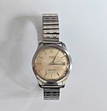 Doxa Men's Watch 21 Jewels Elastic Stainless Steel Bracelet Spares and Repairs