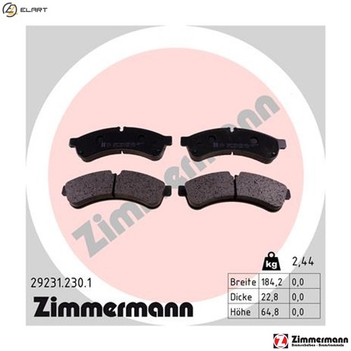 Brake pad set disc - pad,