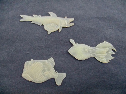 Three vintage translucent - three,