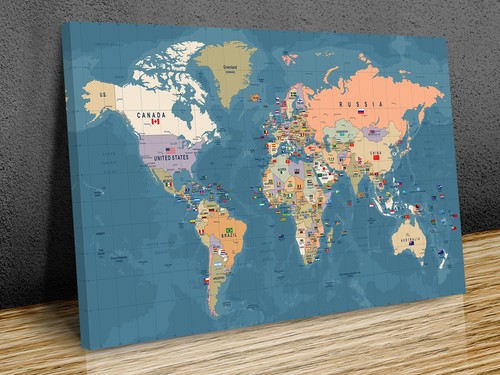 World map high detailed - world,