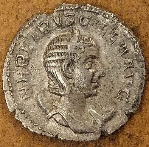 Roman coin silver antoninianus - coin,