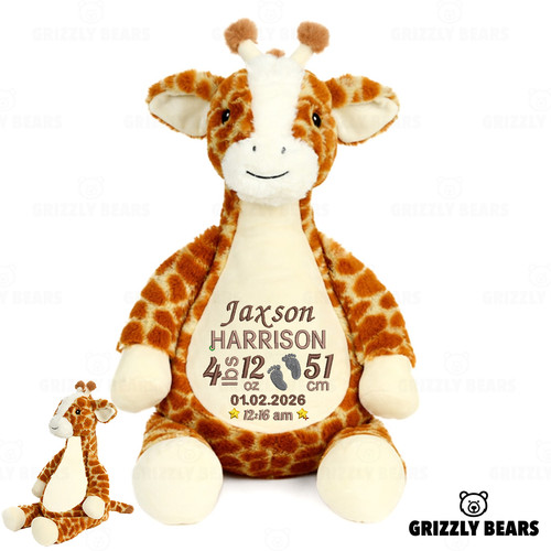 Personalised plush 40cm - personalised, teddy