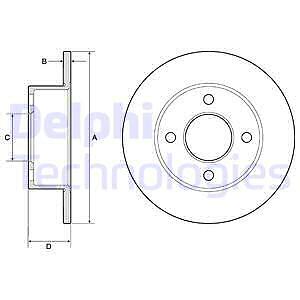 New brake disc - disc, audi:90
