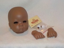 Doll Making Kit Black Porcelain Open Eye Sugar Britches Doll