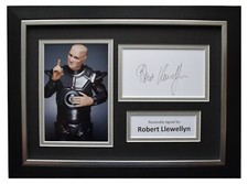 Robert Llewellyn Signed A4