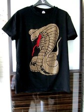 X RAY,BLACK SPARKLY SNAKE,SERPENT,STRETCH T SHIRT,BNWOT ,SIZE SMALL,36/38 ins