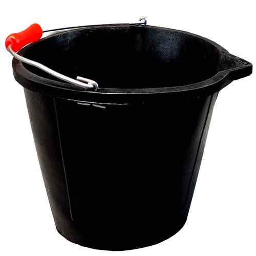 14l black rubber flexible - black,