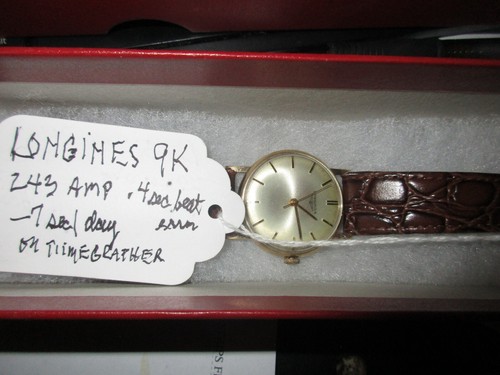 Longines gold 9k is - 9k,
