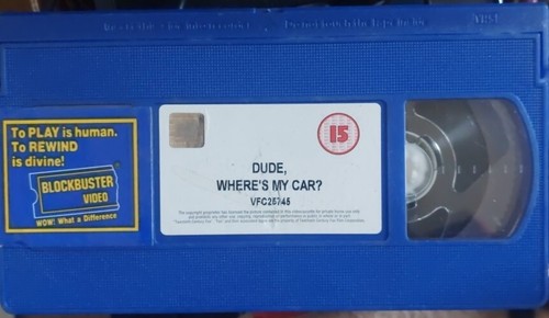 Original blue blockbuster vhs - original,
