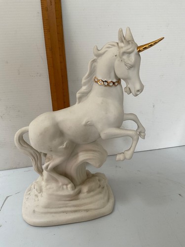 Franklin porcelain unicorn - porcelain,