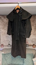Original Outback Oilskin Duster Drover Jacket XS