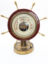 Vintage  Brass Ship's Wheel