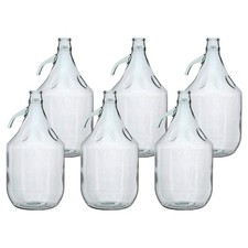 Glass Demijohn 5L 6 Pack Plain