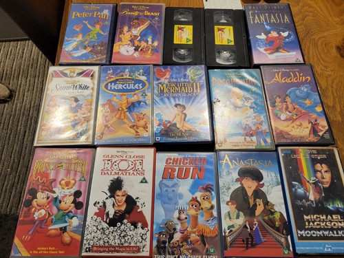 Disney vhs tapes - disney,