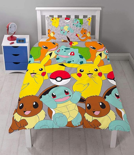 Pokemon catch single - single, duvet