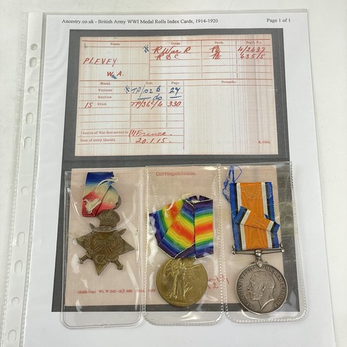 Ww1 medal trio 2437 - medal, 4/2437