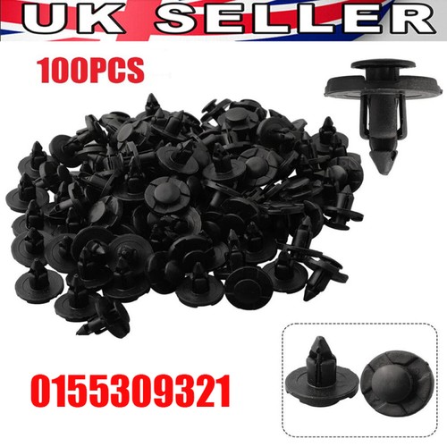 100x 8mm bumper clips - 100x,
