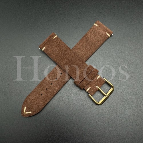 22mm brown suede leather - suede,