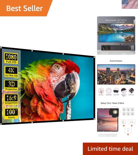 100 inch portable projector - portable,