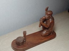 Vintage Indian Folk Art Wood