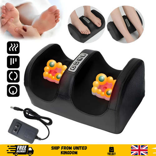 Electric foot massager with - massager,