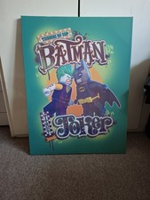 LEGO Batman and Joker Canvas Wall Art Picture Print Home Decor