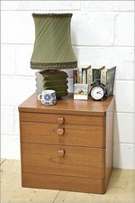 vintage bedside cabinet Stag