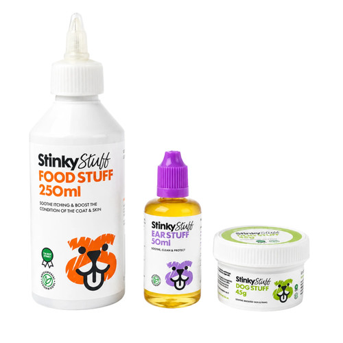 Itchy dog relief bundle - dog,