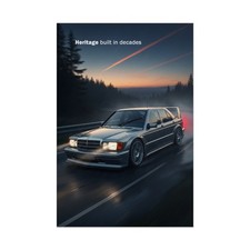 Mercedes 190E EVO II Poster