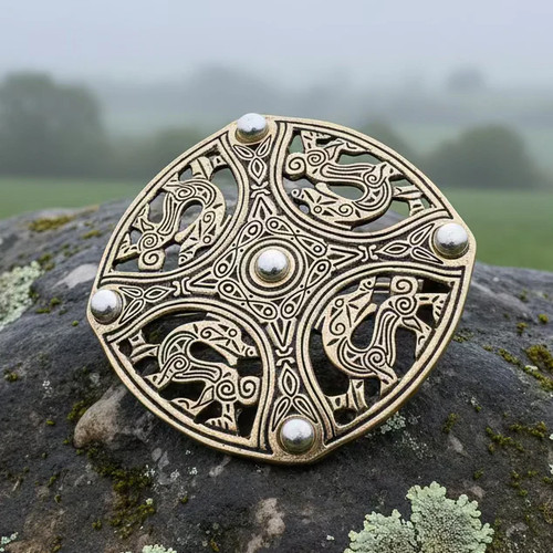 Anglo saxon flintshire brooch - anglo,