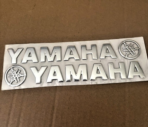 Yamaha silver chrome - 3d, tank
