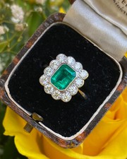 Victorian Emerald and Diamond