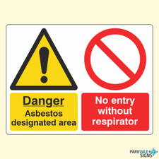 Danger Asbestos Designated