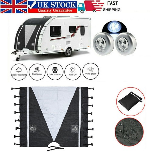 Caravan front towing cover - front,
