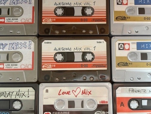 Novelty cassette tape gift tin - cassette,