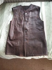 1950s Vintage Leather Jerkin.