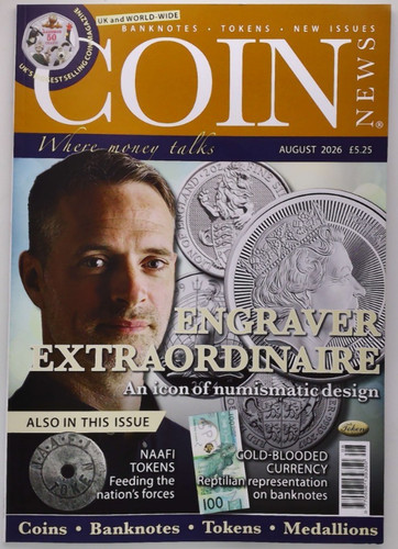 Coin news magazine august 2026 - magazine,