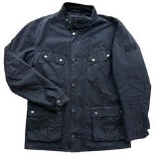 Barbour International Duke TR Wax Jacket Blue L