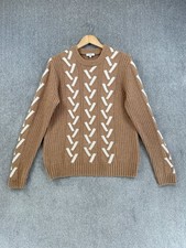 Reiss Jumper Mens M Brown Wool