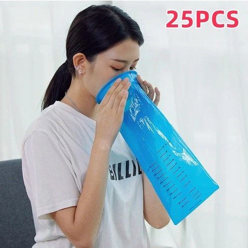25pcs disposable vomit bags - 25pcs,