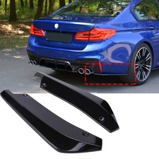 Pair For BMW E90 E92 E81 87 Rear Spats Lip Wrap Angle Diffuser Splitter Canards