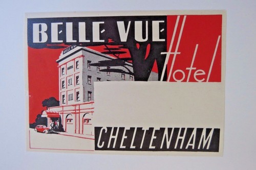 Vintage travel luggage label - luggage,